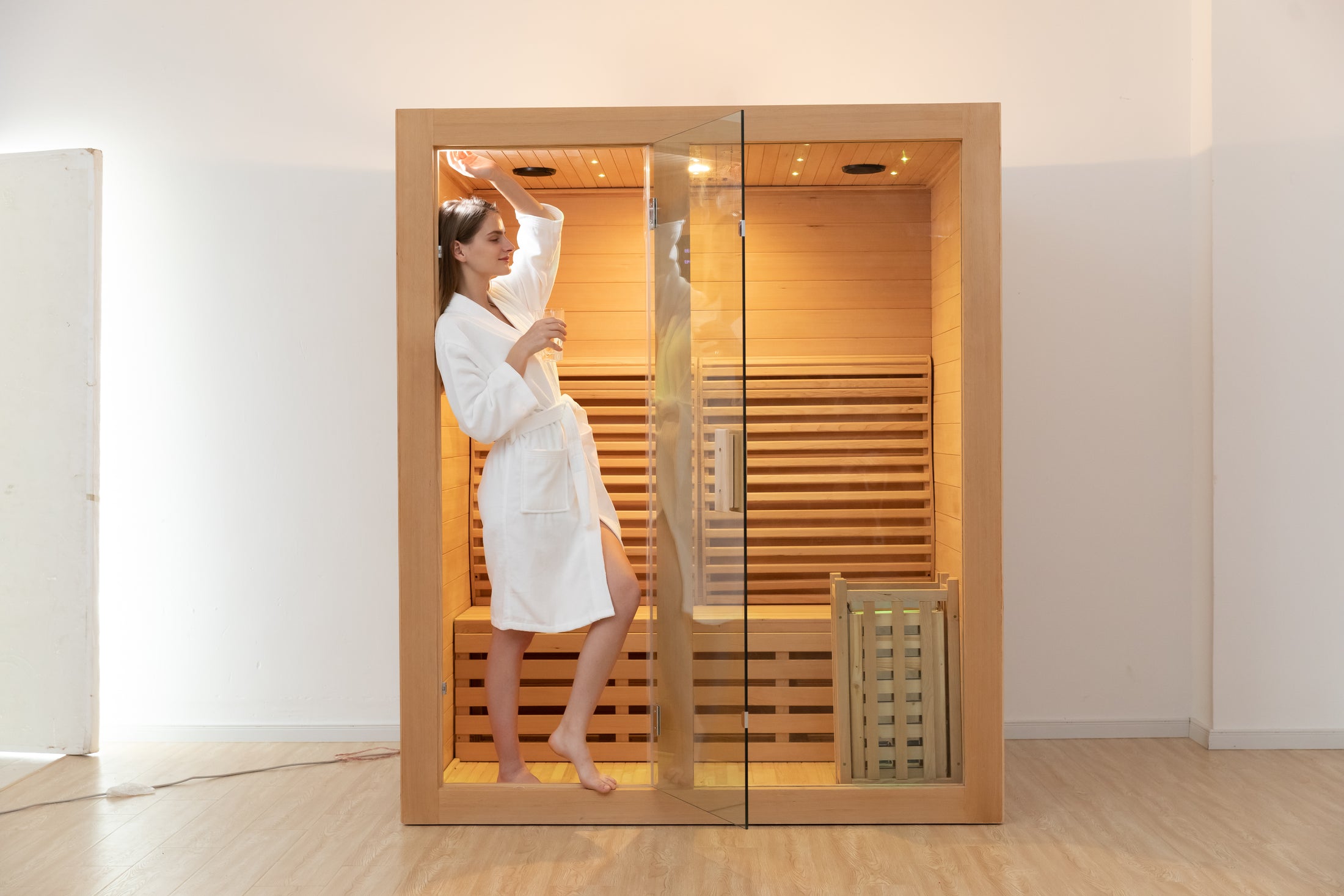 2 PERSON AT-HOME MODERN INDOOR SAUNA